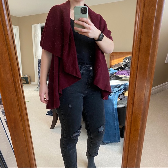 Cardigan shawl sweater - Picture 2 of 3